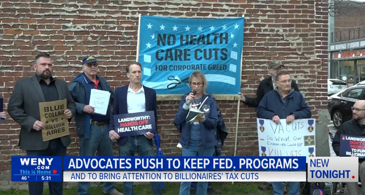 WENY News Citizen Action of NY Hosts Press Conference to Advocate for Fed. Programs & Shed Light on Billionaires’ Tax Cuts